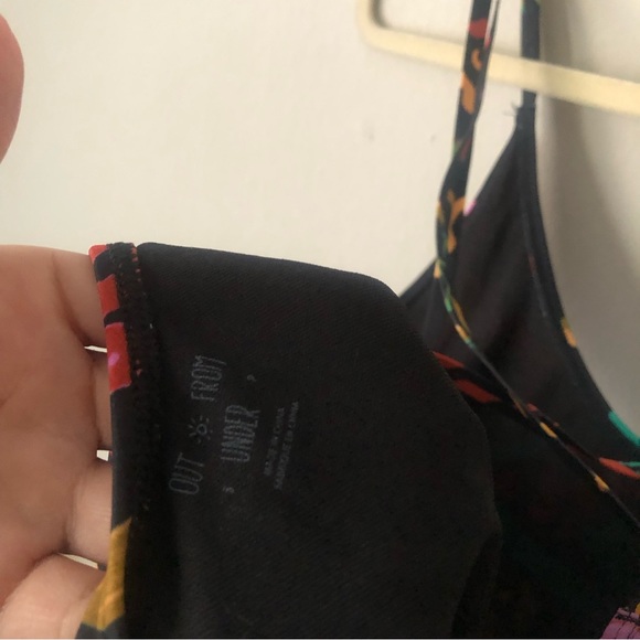 Urban Outfitters Out From Under Printed Strappy Scoop Back One-Piece Swimsuit S - Picture 8 of 11